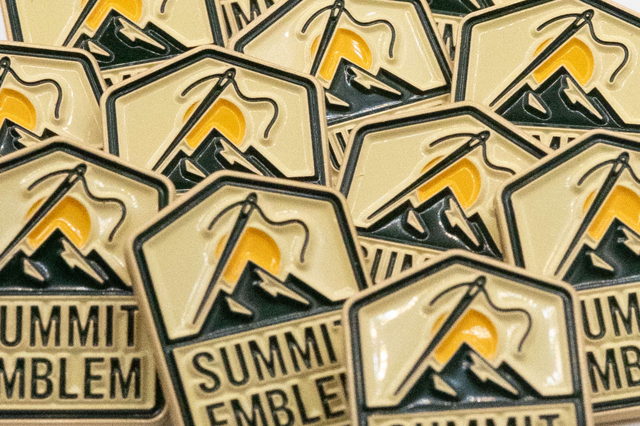 Summit Emblem enamel logo pins