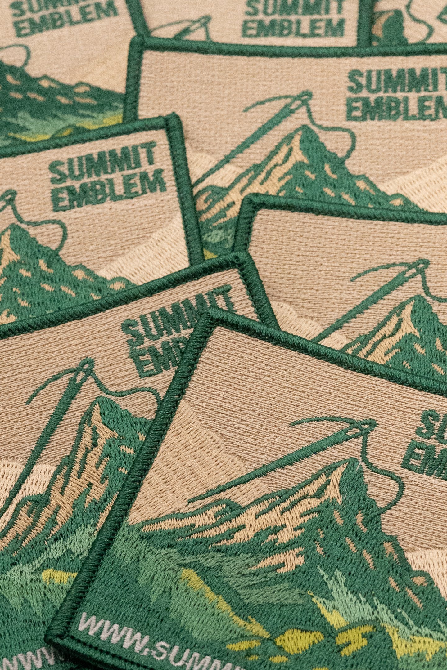 Summit Emblem embroidered patches